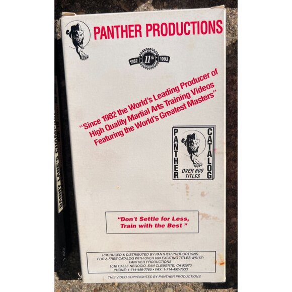Panther Productions Martial Arts VHS Set Champ Karate Ancient Karate Tae Kwon Do - Picture 5 of 10